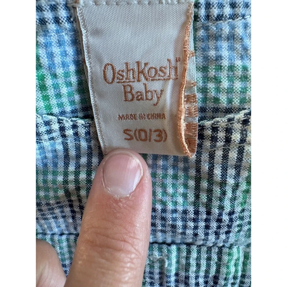 Baby Boy Clothes Lot 0-3 Months OshKosh Romper Bodysuits Puppy Sweater Vest 4pc